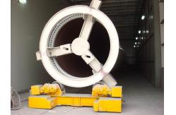 China Conventional Welding Rigid Pipe Stands , Wheeled Motorized Pipe Rollers for Welding supplier