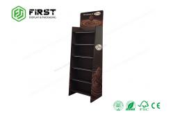 China CMYK Printing POS Floor Standing Cardboard Shelf Display Rack For Chocolate supplier