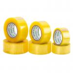 40 - 48mic Thickness BOPP Adhesive Tape Clear Yellowish BOPP Packing Tape for sale