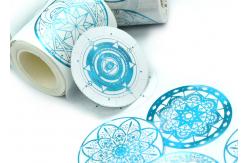 China Single Sided Colorful 15mm Geometric Foil Washi Tape supplier