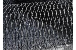 China 0.5-30meter Fall Prevention Balustrade Cable Mesh With Frame 2.0mm Wire supplier