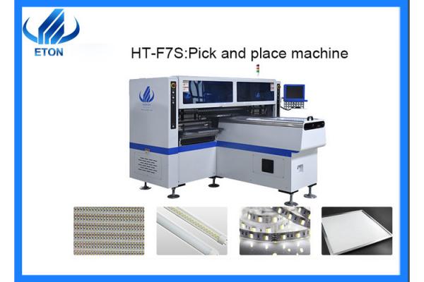 Dual arm  flexible strip light 34 head  highspeed pick and place machine