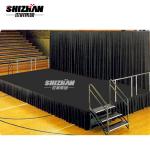 movable Aluminum Stage Platforms Wedding Fashion Show Mobile Aluminum Truss Light Podium for sale