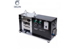 China Lab Desktop Battery Electrode Manual Roller Pressing Machine Battery Research supplier