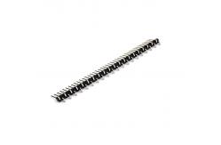 China Pin Header Connector  1.27mm  Pitch  single row 1*40pin dislocation dip supplier