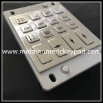 RS232 4X4 Matrix Metal Stainless Steel Keypad 0.45mm Key Travel for sale