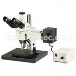 Halogen Lamp Metallurgical Optical Microscope for sale