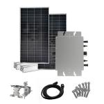 Balcony Power Grid Tie Micro Inverter IP65 Waterproof Wvc 1600 Aluminum Alloy for sale