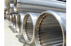 China 1 Piece MOQ Wedge Wire Screen with Square Profile and Polishing supplier