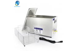 China Stainless Steel 30 Liter Bench Top Skymen Ultrasonic Cleaner With Heating Function supplier