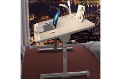 China Modern Design White Wooden Standing Desk for Classroom Study Manual Foldable Function supplier