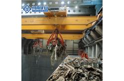 China 20tons QZ model Double Beam  Overhead Crane with Grab with Cab Control supplier