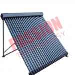 30 Tubes Pressurized Heat Pipe Solar Collector With Black Aluminum Alloy for House Used for sale