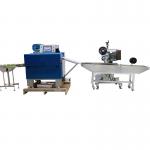Textiles Automatic Weighing and Packaging Labeling Machine with 1850x1200x950mm Size for sale