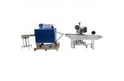 China Textiles Automatic Weighing and Packaging Labeling Machine with 1850x1200x950mm Size supplier