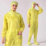 ESD Clean Room Clothes  Worker Suit Anti Static Coverall 100D*100D