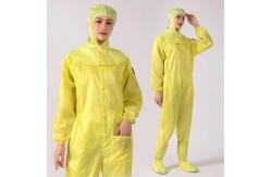 China ESD Clean Room Clothes  Worker Suit Anti Static Coverall 100D*100D supplier