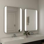 Oval Shape Modern Bathroom LED Mirror with Bluetooth Music Speaker and Smart Light for sale