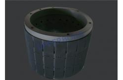 China Protos 70 Stainless Protos Rolling Drum For Tipping Paper Processing supplier
