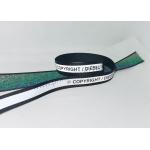 ODM Debossed Soft Waistband Elastic Polyster Webbing For Boxer , Headband for sale