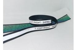 China ODM Debossed Soft Waistband Elastic Polyster Webbing For Boxer , Headband supplier