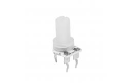 China Three Pin 8mm Trimming Potentiometer With Plastic Custom Knob supplier