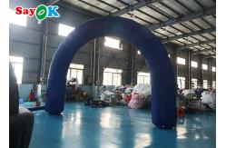 China Blue Inflatable Arch Waterproof For Adversting Events Grand Opening supplier