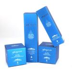 Bespoke Luxury Cosmetic Paper Box Color Packing With Silver Stamping Logo for sale