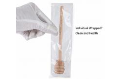 China Long Handle Wood Honey Stir Bar Honey Splash Bar For Splashing Honey supplier