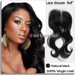 Natural Indian Human Silky Swiss Lace Top Closure For Woman Grade 5A for sale