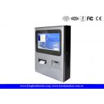 Stylish Wall Mount Kiosk With Barcode Scanner And Thermal Printer for sale