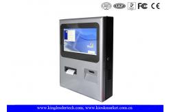 China Stylish Wall Mount Kiosk With Barcode Scanner And Thermal Printer supplier