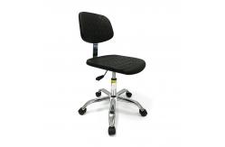 China Customized Polyurethane Foaming ESD Chair With Back Rest And Footrest supplier