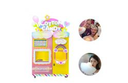 China Customized Automatic Mini Cotton Candy Machine Vending Plastic Material supplier