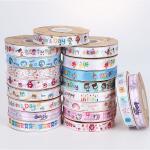 Custom Logo Printed Satin Ribbon – Personalized Polyester Ribbons for Gift Packaging for sale