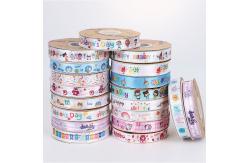 China Custom Logo Printed Satin Ribbon – Personalized Polyester Ribbons for Gift Packaging supplier