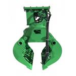 600mm Jaw Excavator Hydraulic Shear Rotating Grapple 430kg ODM for sale