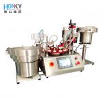 Desktop Automatic 2ml Cryo-Tube Liquid Filling And Capping Machine With High Precision Pump For Bio-Reagent for sale