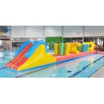 Indoor Swimming Pool Games, Inflatable Obstacle Course For Sale for sale