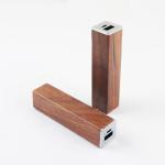 High Level Full Battery Wooden Power Bank 2400mah 3000mah 18650 Li Ion for sale