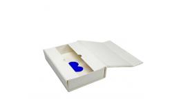 China Portable Carton Book Shape Rigid Paper Box Multipurpose Folding Storage Containers supplier