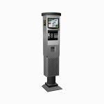 Solar Android Automatic Ticket Vending Machine Parking Lot Ticket Dispenser for sale