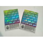 Hologram Weed Stand Up Zipper Pouch Smell Proof Runtz Bag With Clearly Window