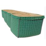 3x3 Military Hesco Barriers Square Green Geo Textile Sandbag for sale