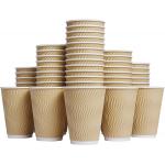 12oz 16oz Double Wall Takeaway Coffee Cups With Offset Printing for sale