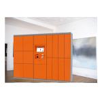 Anti Theft Remote Bag Airport Storage Locker Kiosk For Commercial Luggage for sale