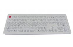 China Robust polycarbonate cased washable membrane keyboard with numeric keypad supplier