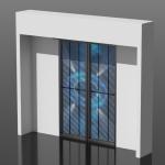 Flexibility Sliding LED Screen Indoor Plug Door Transparent Led Screen for sale
