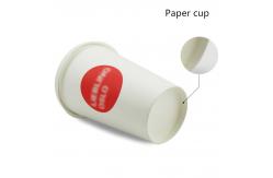 China Compostable PLA Lined 280gsm Bamboo Fiber Paper Drinking Cups supplier