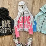 Streetwear Distressed Applique Embroidery Hoodie Cut Edge Distressed Cropped Hoodie for sale